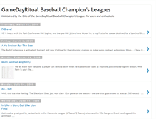 Tablet Screenshot of baseballchampions.gamedayritual.com