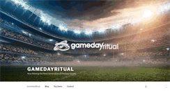 Desktop Screenshot of gamedayritual.com